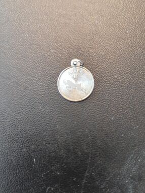 Vintage 80s Sterling Silver Aries Pendant